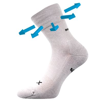 ENIGMA medical socks with soft cuff LIGHT GREY