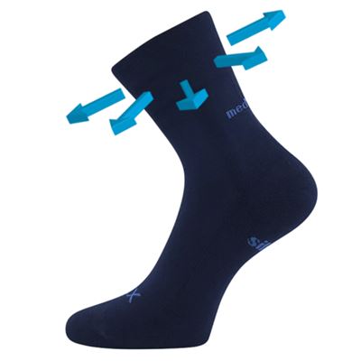 ENIGMA medical socks with soft cuff, DARK BLUE