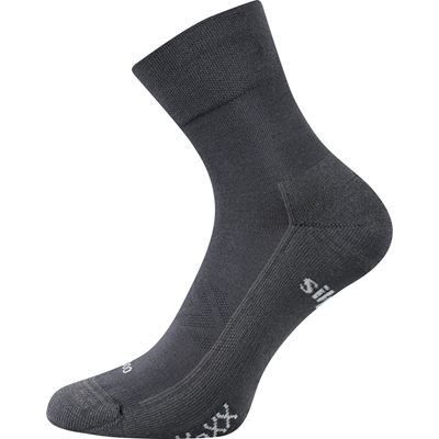 ESENCIS bamboo medicine socks with soft cuffs, DARK GREY