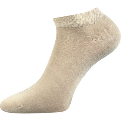 ESI thin short socks, single colour, BEIGE