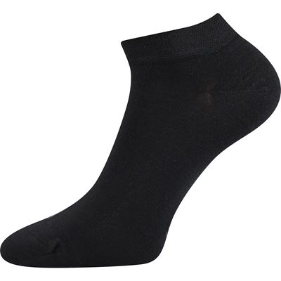 ESI thin short socks, single colour, BLACK