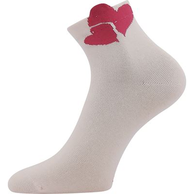 ESRDCA women's socks with HEART designs, mix A (3 pairs)