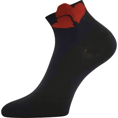 ESRDCANA women's socks with HEART designs, mix B (3 pairs)