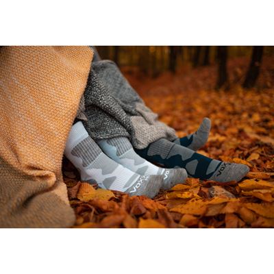 ETREX white thermal sports socks