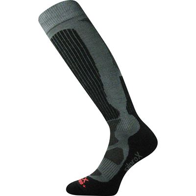 ETREX dark grey thermal sports knee socks
