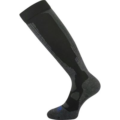ETREX black thermal sports knee socks