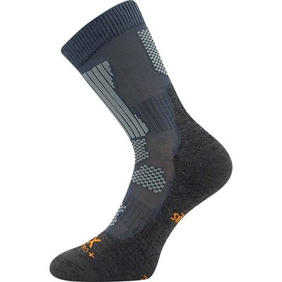 ETREXÍK children's thermal sports socks, DARK GREY