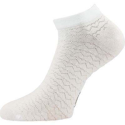 Women's EVA summer socks with heart pattern WHITE