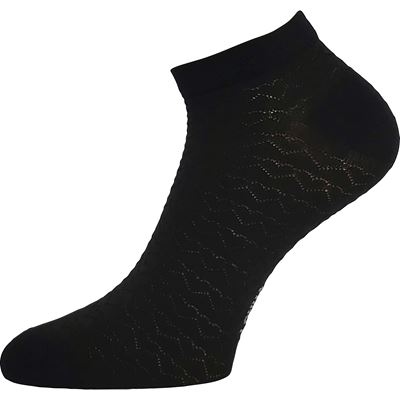 Women's EVA summer socks with heart pattern BLACK