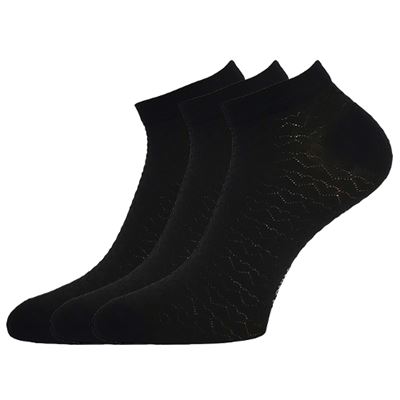 Women's EVA summer socks with heart pattern BLACK Lonka 127270 3