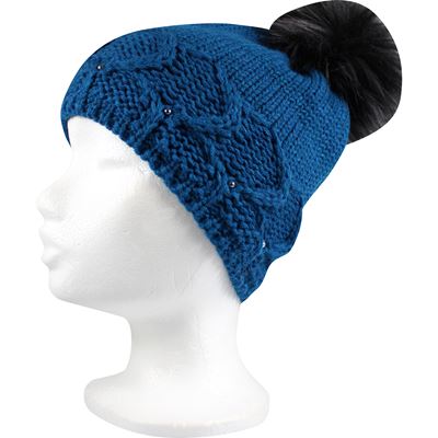 Women's knitted hat EXCURSION blue