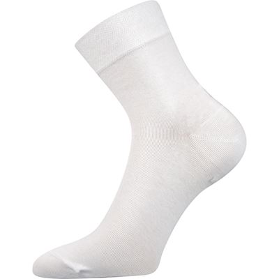 FANERA women's socks, single colour, WHITE