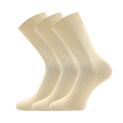 Women's thin socks FANY 100% cotton BEIGE