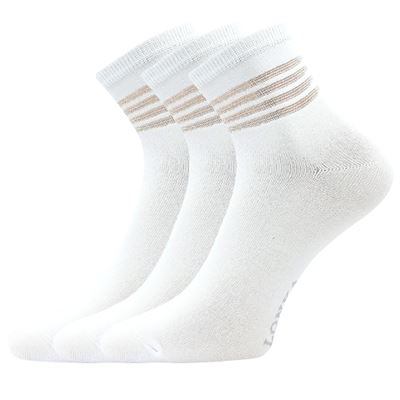 Women's summer socks FASKETA white