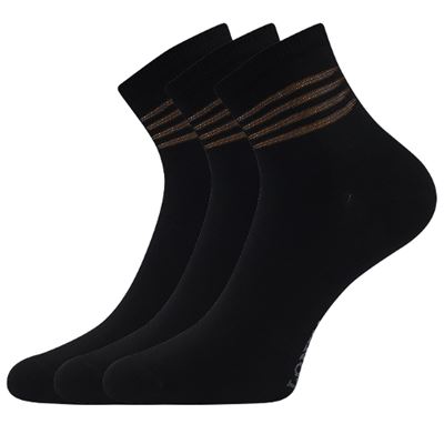 Women's summer socks FASKETA black