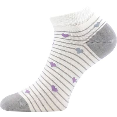 Women's short cotton socks FAXI mix A (3 pairs)