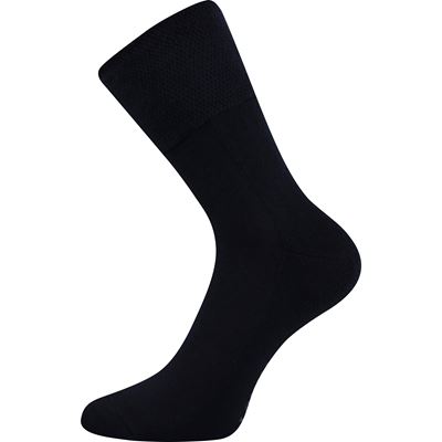FINEGO medicine socks with soft cuff, DARK BLUE