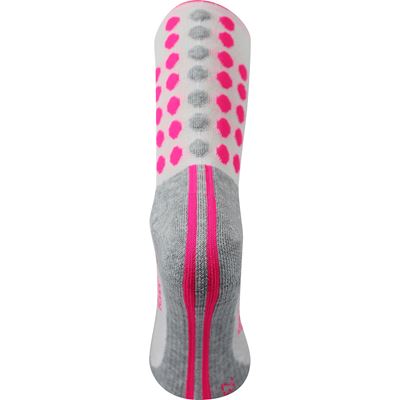 FINISH compression sports socks with silver ions, WHITE