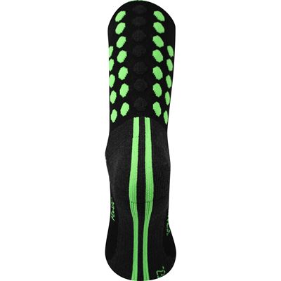 FINISH compression sports socks with silver ions BLACK