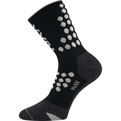 FINISH compression sports socks with silver ions BLACK / LIGHT GRAY VoXX 126922 2