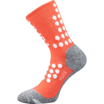 FINISH compression sports socks with silver ions SALMON