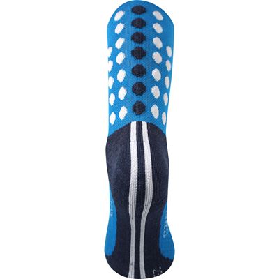 FINISH compression sports socks with silver ions BLUE