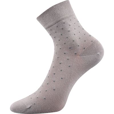 Women's medicine FIONA socks with non-constricting cuff LIGHT GREY
