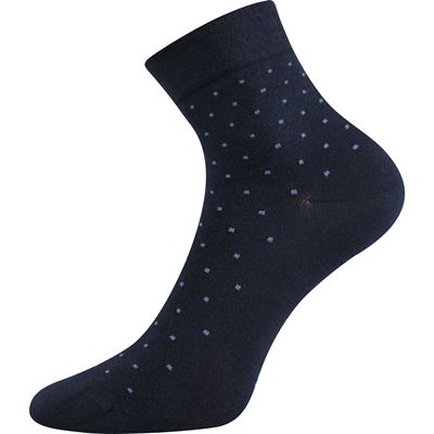 Women's medicine FIONA socks with non-constricting cuff DARK BLUE