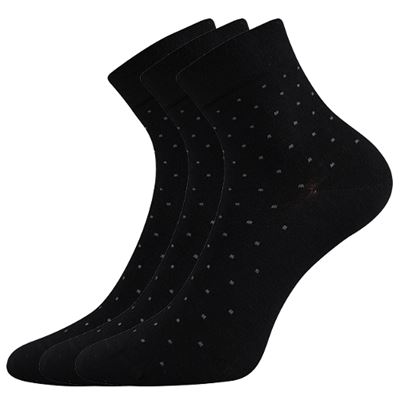 Women's medicine FIONA socks with non-constricting cuff BLACK