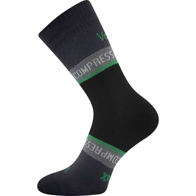 FIXAN sports compression socks, DARK GREY