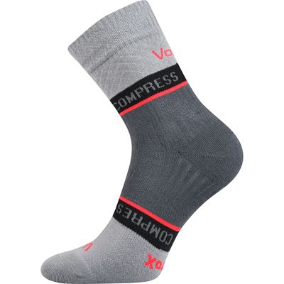 FIXAN compression socks, sporty, LIGHT GREY