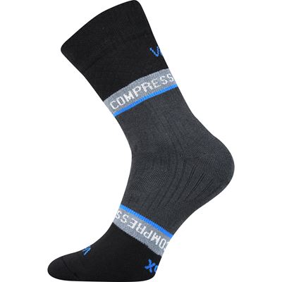 FIXAN sports compression socks BLACK