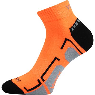 FLASHIK children's sports socks in neon ORANGE