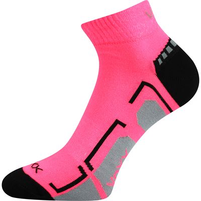 FLASHIK children's sports socks in neon PINK