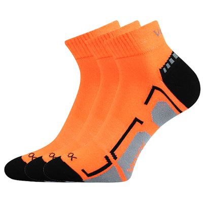 FLASHIK children's sports socks in neon ORANGE