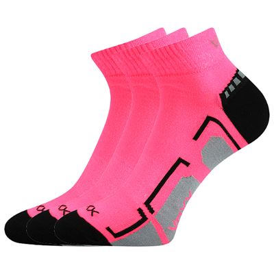 FLASHIK children's sports socks in neon PINK