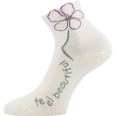 Women's FLEURA cotton socks MIX B (3 pairs) Lonka 127377 3