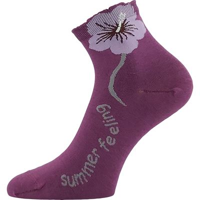 Women's FLEURA cotton socks MIX C (3 pairs) Lonka 127378 3