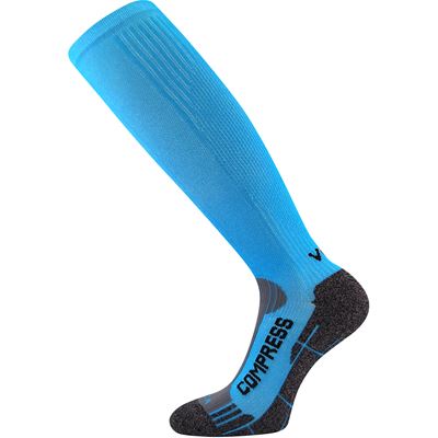 FLEX neon turquoise compression knee socks VoXX 123286 2