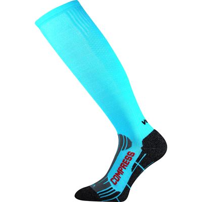 FLEX neon turquoise compression knee socks
