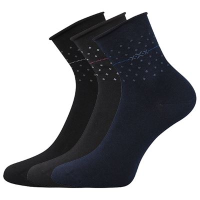 Women's socks FLOWI mix DARK (3 pairs)
