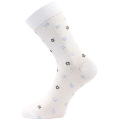 Women's medicine socks FLOWRANA white