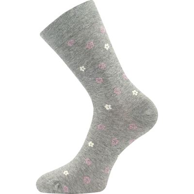 Women's medicine socks FLOWRANA grey melange