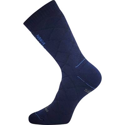 Thick double-layer socks made of merino FORCE with silver ions DARK BLUE