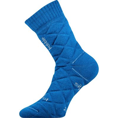 Thick double-layer socks made of merino FORCE with silver ions BLUE