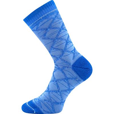 Thick double-layer socks made of merino FORCE with silver ions BLUE