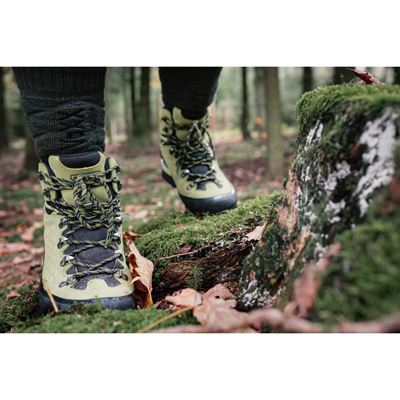 Thick double-layer socks made of merino FORCE with silver ions DARK GREEN