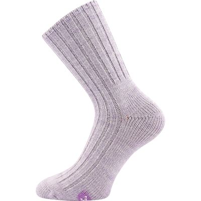 FORDE winter socks with merino and alpaca LIGHT PURPLE