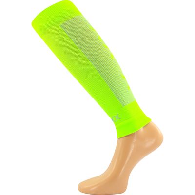 FORMIG neon green compression calf sleeves