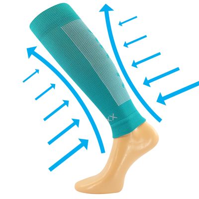 FORMIG dark turquoise compression calf sleeves